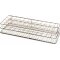 Test tube rack made of stainless steel, electrochemically polished with 2