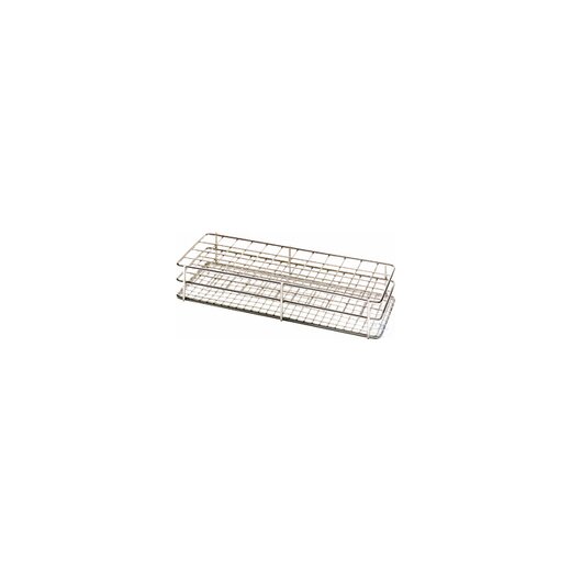 Test tube rack, stainless steel, electrochemical polished with 2