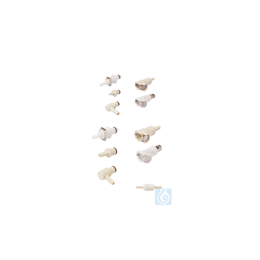 neoLab® Schnellkupplung, 1/8, männlich,Schlaucholive 6,4 mm