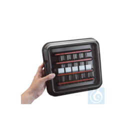 neoLab® staining chamber with black lid f. 20 slides