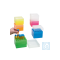 neoLabLine® storage box for 50 ml tubes, 3 x 3 places, yellow