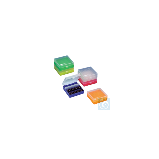 neoBox 100 storage box transparent, PP, 10 x 10 places