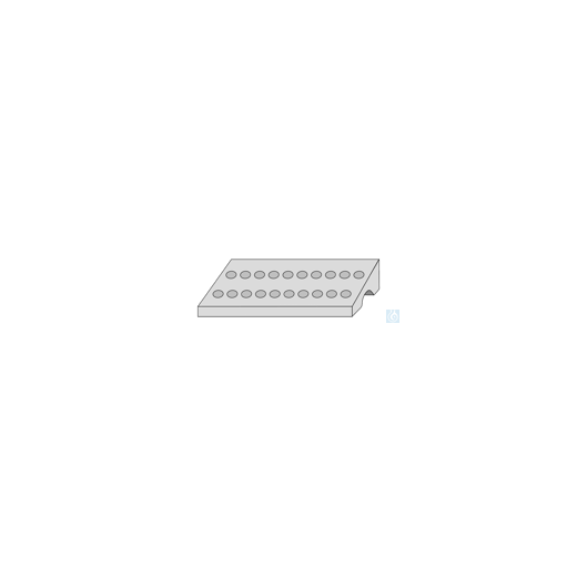 neoLabLine® Reaktionsgefäßständer, blau, PP, 2 x 10 Gefäße 1.5/2.0 ml