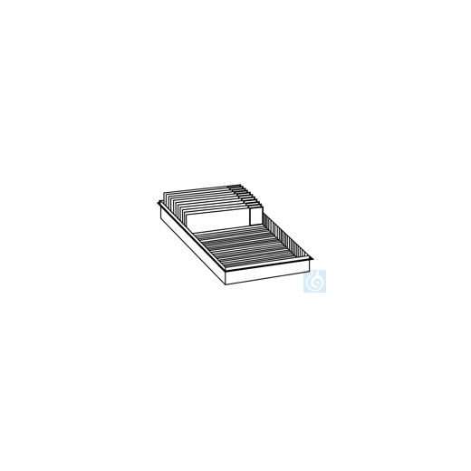 neoLabLine® Slide Box for 50 pcs., PS, white