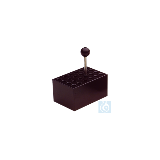 neoLabLine® heating block Alu, 24 wells 8 mm Ø for reaction vessels 0