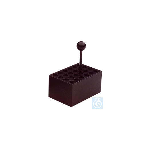 neoLabLine® Heizblock Alu, 24 Vertiefungen 10 mm Ø für Reaktionsgefäße