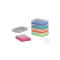 neoLab® Storage rack w. lid for PCR tubes, 96 places, pink