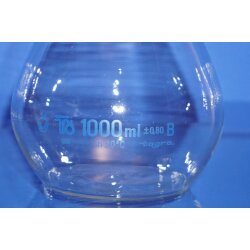 Messkolben 1000 mL Klasse A Klasse B Schott Duran Brand Laborbedarf NS19 NS24