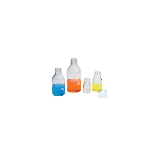 neoLab® Laborflaschen oh. Kappe 250 ml ISO 4796 Boro-Glas 3.3 GL 45 VE 10 Stück