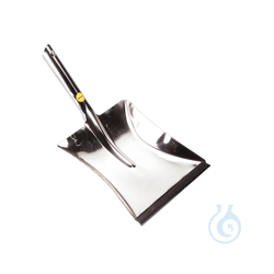 neoLab® stainless steel dustpan, 23 x 18.5 cm