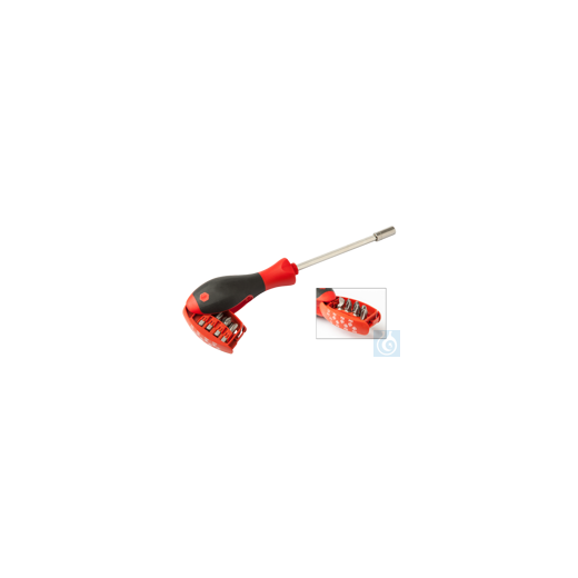 neoLab® magazine screwdriver, 8 bits