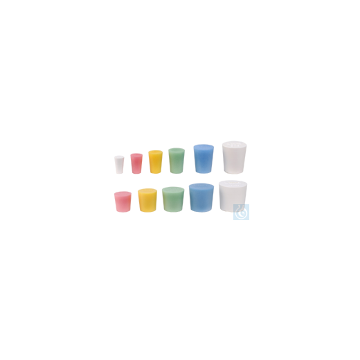 neoLab® Silikon-Schwammstopfen grün 42 x 38 x 46 mm, 1 Stück