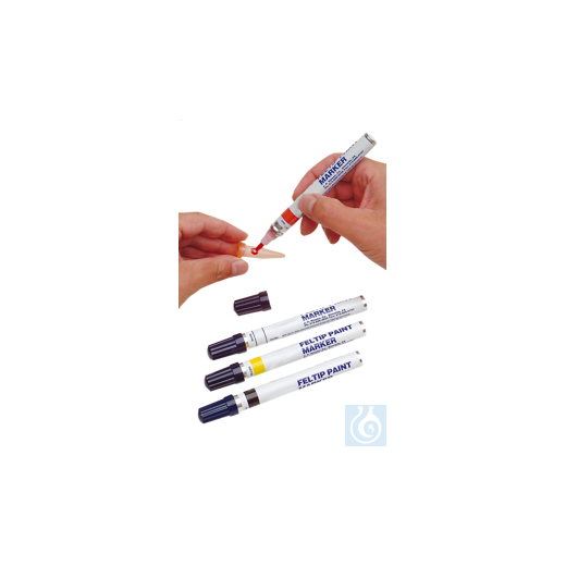 neoLab® felt tip pen with lacquer ink, white