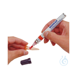 neoLab® Felt pen with varnish color, red