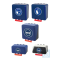 neoLab® Aufbewahrungsbox f. Schutzbrillen, blau, midi
