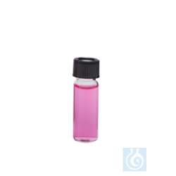 Vials 8 ml clear glass, cap closed, septum butyl/PTFE,...
