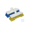 neoLab® Floor brush hard, 2 bristle lengths, polyester, yellow