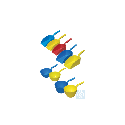 neoLab® Hand scoop, large, 2 l, yellow