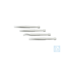 neoLab® Ceramic tweezers straight, 125 mm, width 1 mm...