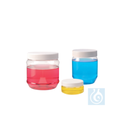neoLab® PET wide neck bottles clear, 500 ml, 10...