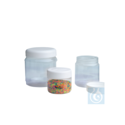 neoLab® Glasklare Runddose (PET), 250 ml, mit...