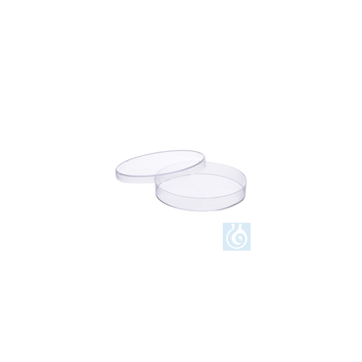 Moonlab® Petrischale, Ø: 90 mm, Höhe: 15 mm, 3 Nocken, klar, steril, PS, einzeln
