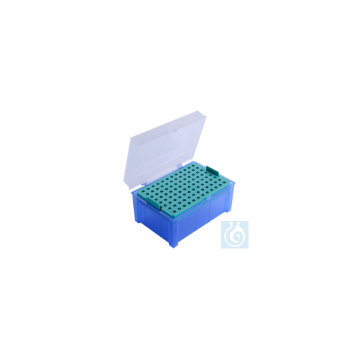 Moonlab® Pipettenspitzenbox leer, PP, 0.2-10 µl, 96 Plätze
