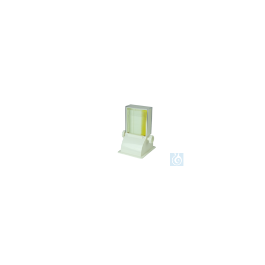 Moonlab® Objektträgerspender, ABS, weiß, für 72 Objektträger (26x76mm)