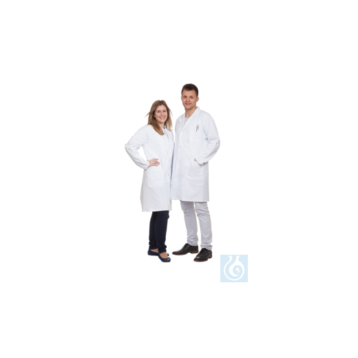 neoLab® Labormantel Herren, BW, Reverskragen, 1/1 Länge, Gr. 46