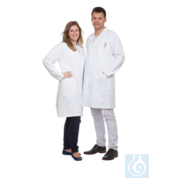 neoLab® lab coat men, cotton, lapel collar, 1/1...