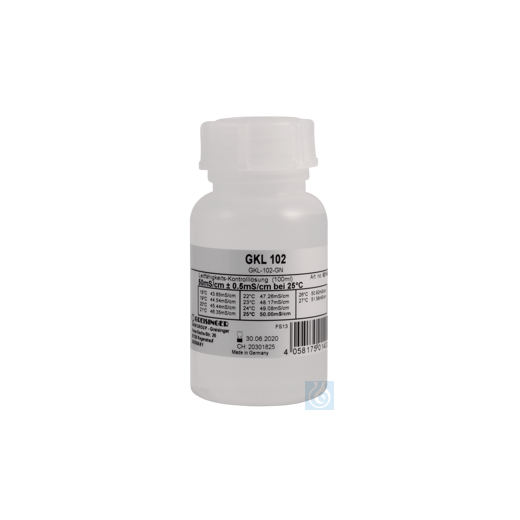 neoLab® control solution for conductivity 84 ?s/cm, 250ml bottle