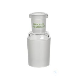 Transition piece, sleeve NS 14.5/23 to core NS 19/26