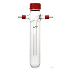 Kühlfalle 1000 ml, einteilig, GL 45, Anschlüsse...