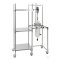 Rack with flange support DN 200, with lateral attachment,