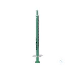 Disposable syringes, sterile, 1 ml:0.01 ml 2-part, latex-...