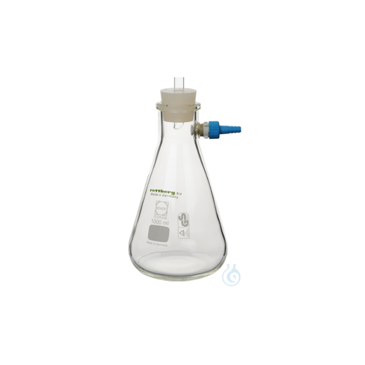 Suction flask, 2000 ml, vacuum-tight, for filtration unit