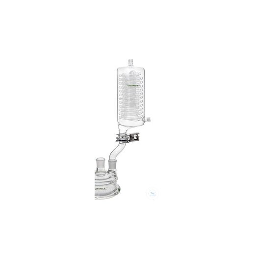 Reflux condenser, height 320 mm, GL 18, cooling surface 2000 cm²,