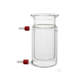 Reaction vessel, 1000 ml, DN 100 with groove, jacket with...