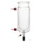 Reaction vessel, 3000 ml, DN 120 with groove, tempering jacket with 2x GL 32