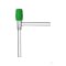Angle vacuum valve, 0 - 2.5 mm, with PTFE spindle, adjustable