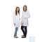 Labormantel für Damen, weiß, tailliert, 100 % CO, Gr. 40