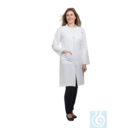Lab coat ladies, 100 % cotton, size 36