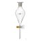 Scheidetrichter, 500 ml, BF, ungrad. , Glasküken NS 14,5/4 mm,