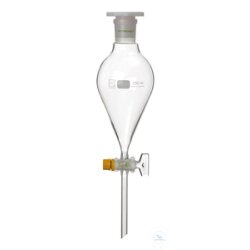 Scheidetrichter, 4000 ml, ungrad. , Glasküken NS...
