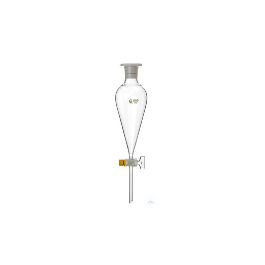 Scheidetrichter, 50 ml, Squibb, grad., Glasküken NS 12,5/2,5 mm,