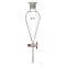 Scheidetrichter, 2000 ml, Squibb, ungrad., PTFE-Küken NS 18,8/6 mm,