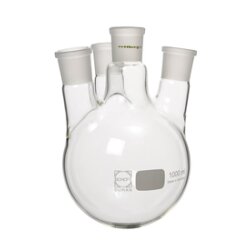 4-neck flask, 6000 ml, MH NS 45/40, 3x SH NS 29/32 oblique