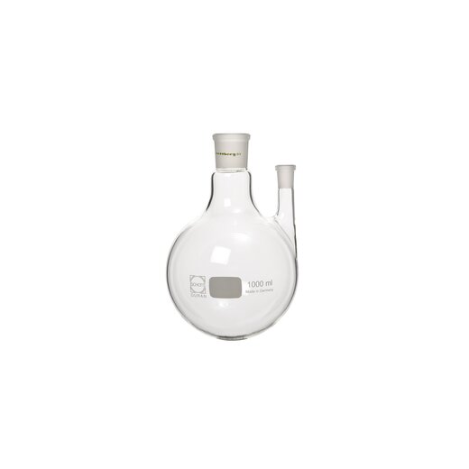 2-neck flask, 50 ml, MH NS 29/32, SH NS 14.5/23 (straight)