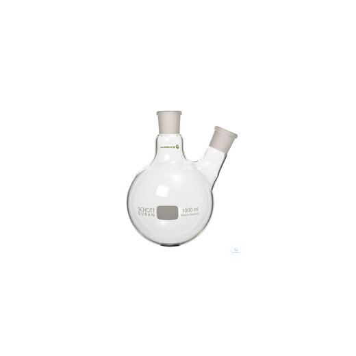 2-neck flask, 50 ml, MH NS 29/32, SH NS 14.5/23 (oblique 20°)