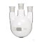 3-neck flask, 4000 ml, MH NS 45/40, 2x SH NS 29/32 (straight)